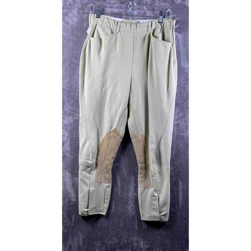 Women's Tailored Sportsman English Riding Habits Beige Pants Sz 30 (723)